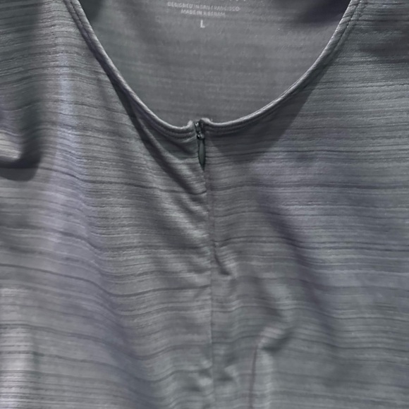 Athleta PACIFICA front wrap rash guard Ruched size large EUC - Picture 5 of 7